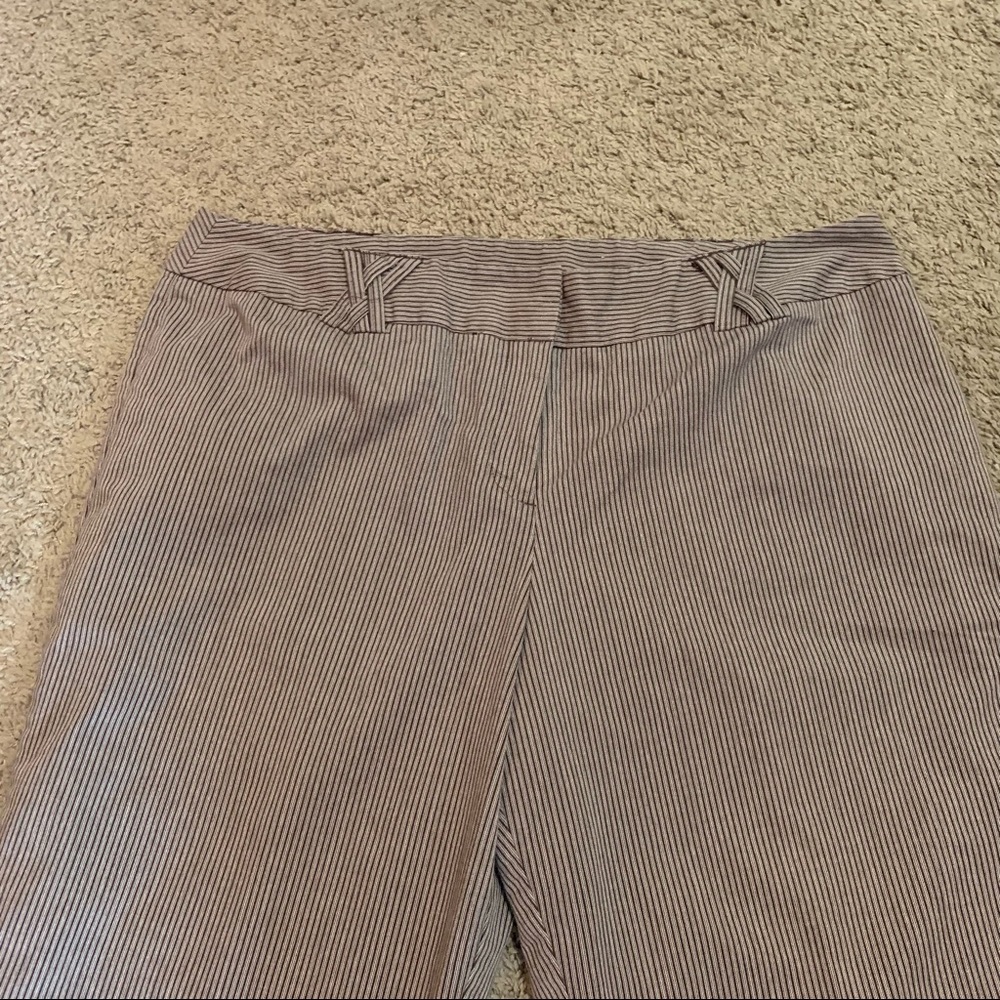 Dress Barn Stripe Capris Pants 20W - Picture 2 of 5